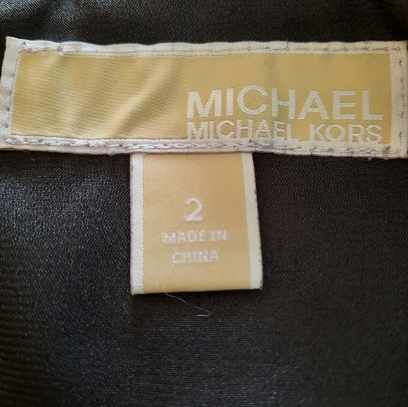 🔥🔥🔥SALE🔥🔥🔥Michael Kors Real Leather Black Skirt - Picture 4 of 5